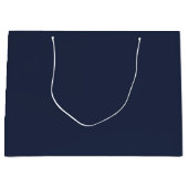 Navy Blue Große Geschenktüte (Vorderseite)