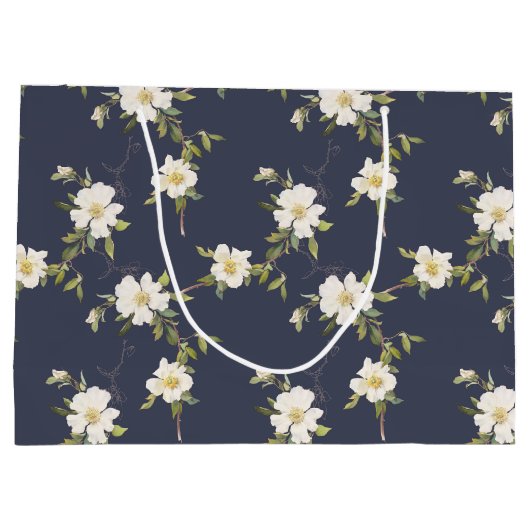 Navy Blue Große Geschenktüte (Rückseite)