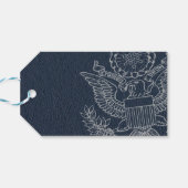 Navy Blue Hawaii Wedding Foto Geschenkanhänger (Rückseite Horizontal)
