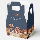 Navy Blue Hochzeit im Herbst Geschenkschachtel (Geöffnet)