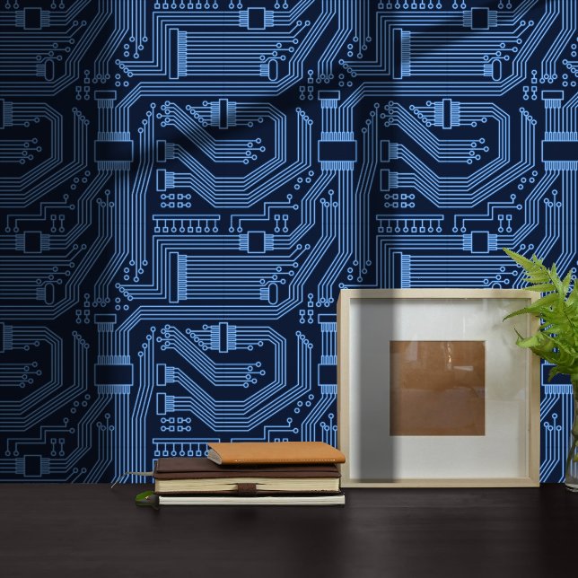 Navy Blue ID245 für Leiterplattenmuster Tapete (Von Creator hochgeladen)