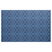 Navy Blue & Imitate Gold Marbour Diamonds Muster Stoff (Yard (91,4 cm))