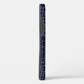 Navy Blue Imitats Krokodile Leder Case-Mate iPhone Hülle (Rückseite / Rechts)