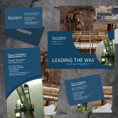 Navy Blue, Ingenieurbroschüre für geflochtenes Fot