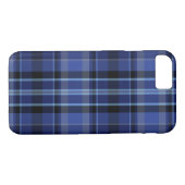 Navy Blue Kariert iPhone 7 Case-Mate iPhone Hülle (Rückseite (Horizontal))
