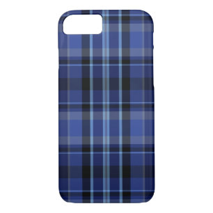 Navy Blue Kariert iPhone 7 Case-Mate iPhone Hülle