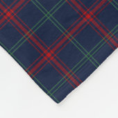 Navy Blue Kariert Lynch Tartan Fleecedecke (Ecke)
