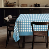 Navy Blue Kariert Tablecloth Classic Dining Deco Tischdecke