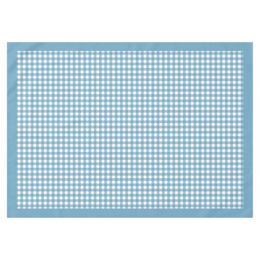 Navy Blue Kariert Tablecloth Classic Dining Deco Tischdecke (Vorderseite (Horizontal))