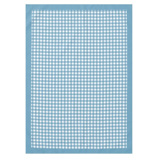 Navy Blue Kariert Tablecloth Classic Dining Deco Tischdecke (Vorderseite)