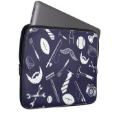 Navy Blue Laptopschutzhülle (Vorne Rechts)
