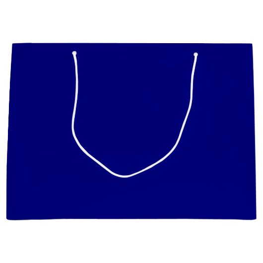 Navy Blue Large Gift Bag Große Geschenktüte (Vorderseite)