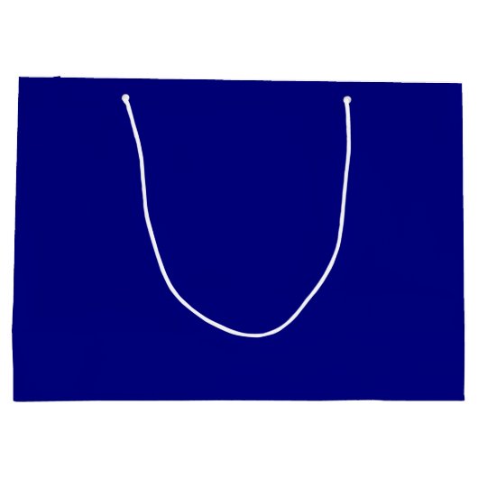 Navy Blue Large Gift Bag Große Geschenktüte (Rückseite)