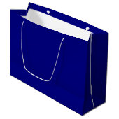 Navy Blue Large Gift Bag Große Geschenktüte (Vorderseite Schrägansicht)