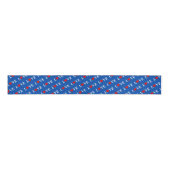 Navy Blue LIEBE Heart Ripsband (Vorderseite)