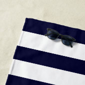 Navy Blue Liebe Peace Serenity Erholung Custom Strandtuch (Beispiel)