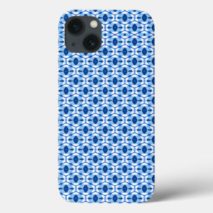 Navy Blue & Light Blue Abstrakt Geometric Case-Mate iPhone Hülle