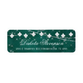 Navy Blue Lilie Fairy Light | Anschrift (Vorne)