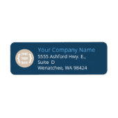 Navy Blue Logo und Business Mailing (Vorne)