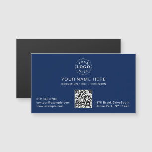 Navy Blue Magnetic Card mit Ihrer Info Magnetkarte
