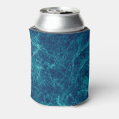 Navy Blue Marmor Texture Dosenkühler (Kanne Rückseite)