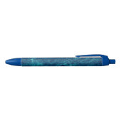 Navy Blue Marmor Texture Kugelschreiber (Oberseite)