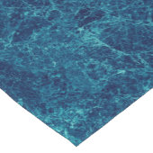 Navy Blue Marmor Texture Kurzer Tischläufer (Ecke)