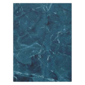 Navy Blue Marmor Texture Tischdecke (Vorderseite)
