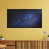 Navy Blue Milky way Night Sky Galaxy Foto Leinwanddruck (Insitu (Wohnzimmer))