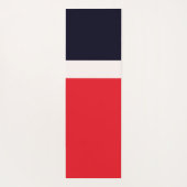 Navy Blue mit Rot Yogamatte (Rückseite)
