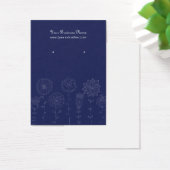 Navy Blue Mod-Blume Benutzerdefinierte Earring-Kar (Schreibtisch)