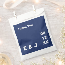 Navy Blue Modern Gastgeschenk Hochzeit Bags Geschenktütchen