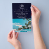 Navy Blue Modern Logo | Sauberes Branding für Unte Flyer (Handgriff)