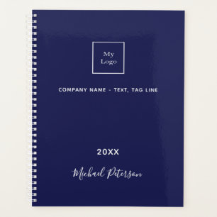 Navy-Blue-Monogram-Firmenlogo 2026 Planer
