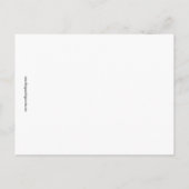 Navy Blue Monogram Wedding Tischnummer Card (Rückseite)