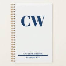 Navy-Blue Monogramm Personalisiert