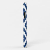 Navy Blue Moods Diamond Chevrons Case-Mate iPhone Hülle (Hinten/Rechts)