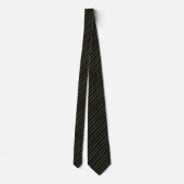 Navy Blue Multi-Stripe  Krawatte (Rückseite)