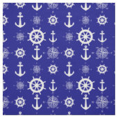 Navy Blue Nautical Muster Stoff (Muster)