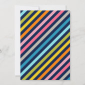 Navy Blue Niedlich Tutti Frutti Kindergeburtstag P Einladung (Rückseite)