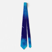 Navy Blue Nightsky Krawatte (Vorderseite)