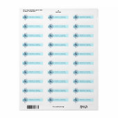 Navy Blue Octopus nautischer Entwurf (Vorne)