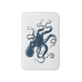 Navy-Blue-Oktopus-Seemaschine Badematte (Vorderseite Vertikal)