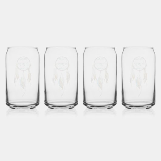 Navy Blue Ombre Dream Catcher Dosenglas (Hinten)