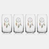 Navy Blue Ombre Dream Catcher Dosenglas (Vorderseite)