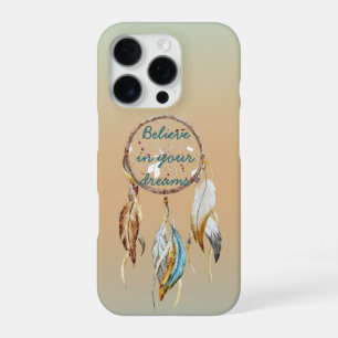 Navy Blue Ombre Dream Catcher iPhone 16 Pro Hülle