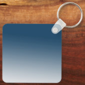 Navy Blue Ombre Dream Catcher Schlüsselanhänger (Rückseite)