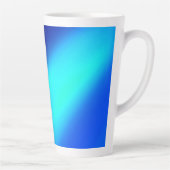 Navy Blue Ombre Moonlight Two Strip Milchtasse (Rechts)
