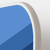 Navy Blue Ombre Stiped Custom Pickleball Schläger (Linke Seite)