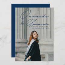 Navy Blue On and Upwards 2 Foto Abschluss